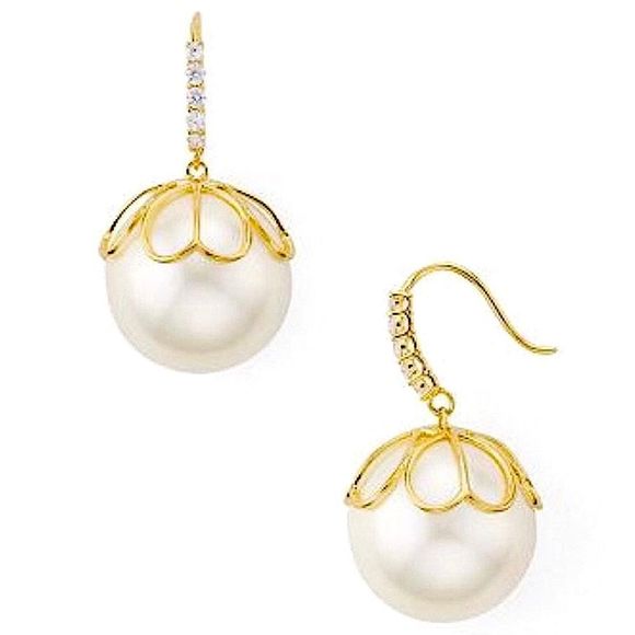 kate spade Jewelry - KATE SPADE New York Pearlette Pearl Drop Statement Earrings
